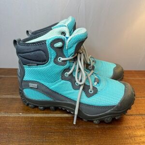 XPETI Turquoise Water Resistant Hiking Boots Women US 7